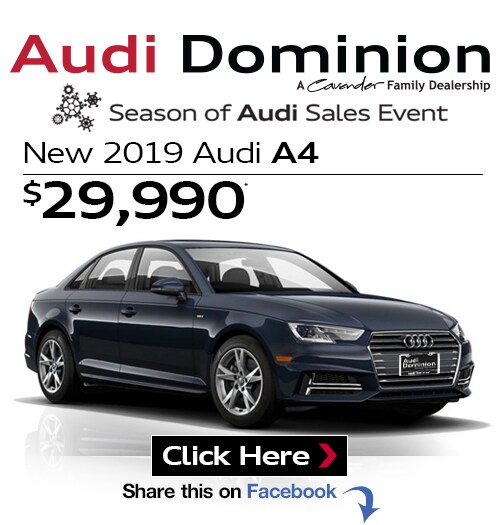 New 2019 Audi A4 at Audi Dominion