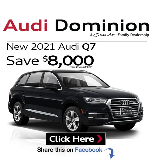 New 2021 Audi Q7 at Audi Dominion