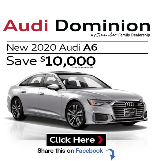 New 2019 Audi A6 at Audi Dominion