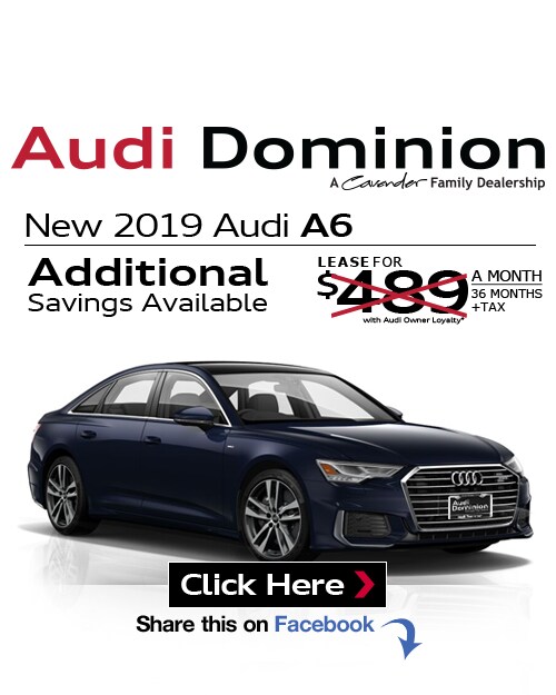 New 2018 Audi A6 at Audi Dominion