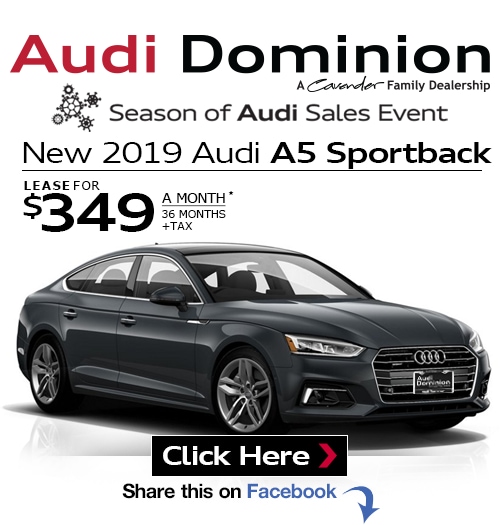 New 2019 Audi A5 at Audi Dominion
