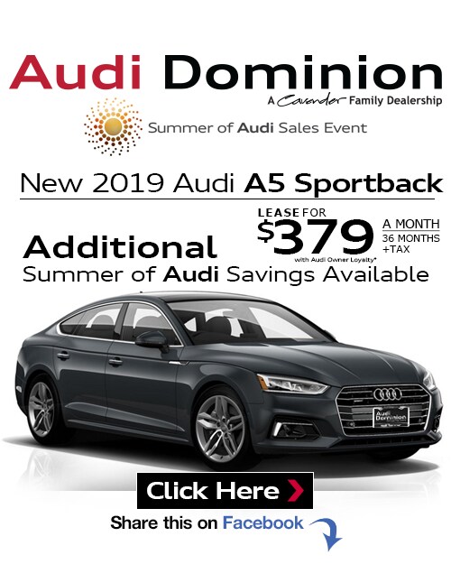 New 2019 Audi A5 at Audi Dominion