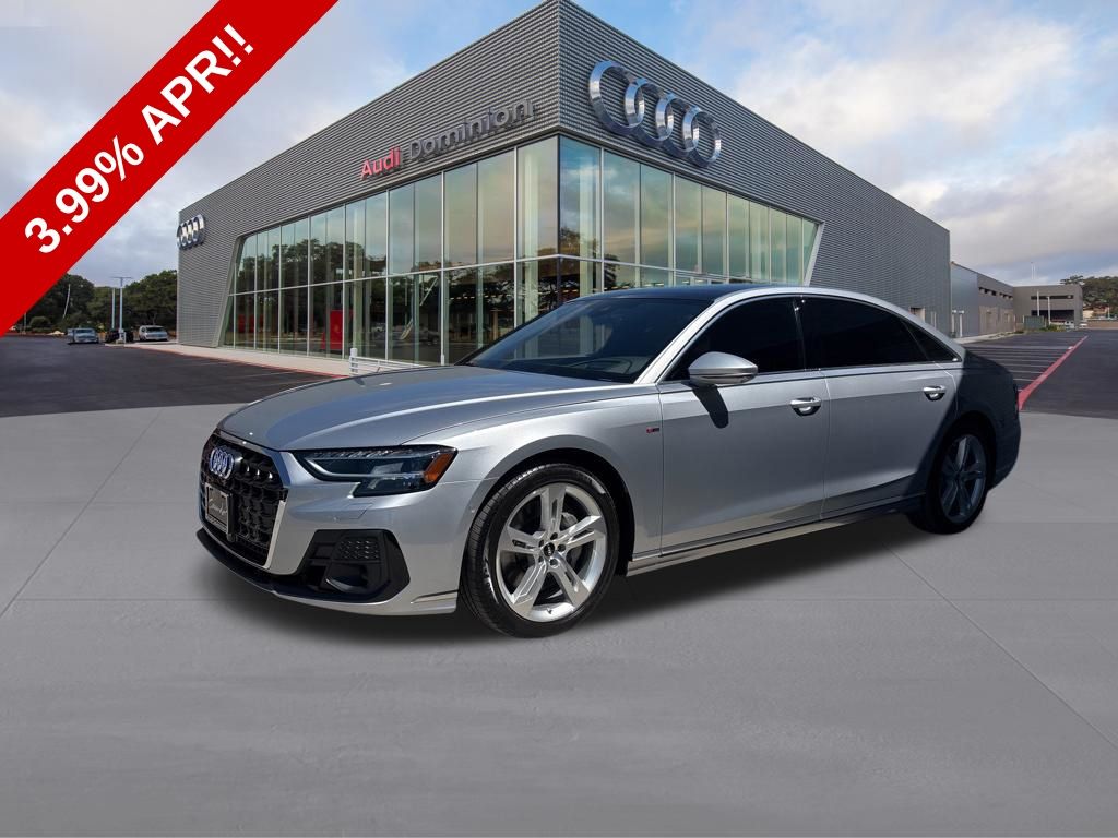 Silver 2026 Audi A8 Sedan All-Wheel Drive 8-Speed Automatic