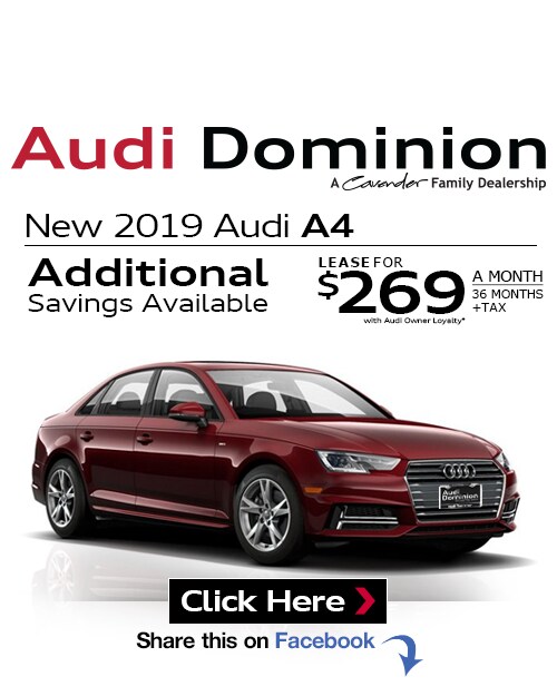 New 2019 Audi A4 at Audi Dominion