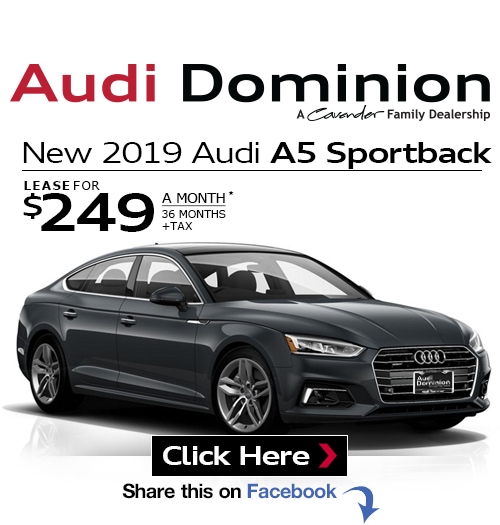 New 2019 Audi A5 at Audi Dominion