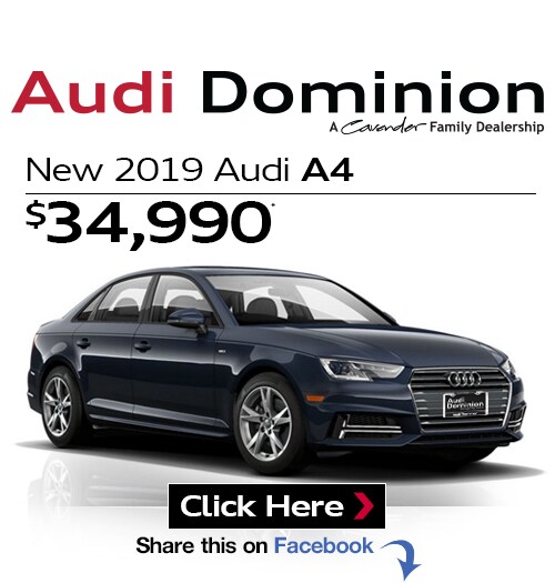 New 2019 Audi A4 at Audi Dominion