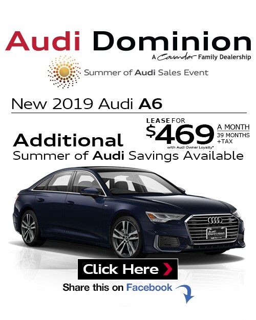 New 2019 Audi A6 at Audi Dominion