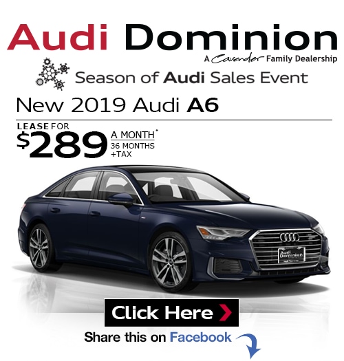 New 2019 Audi A6 at Audi Dominion
