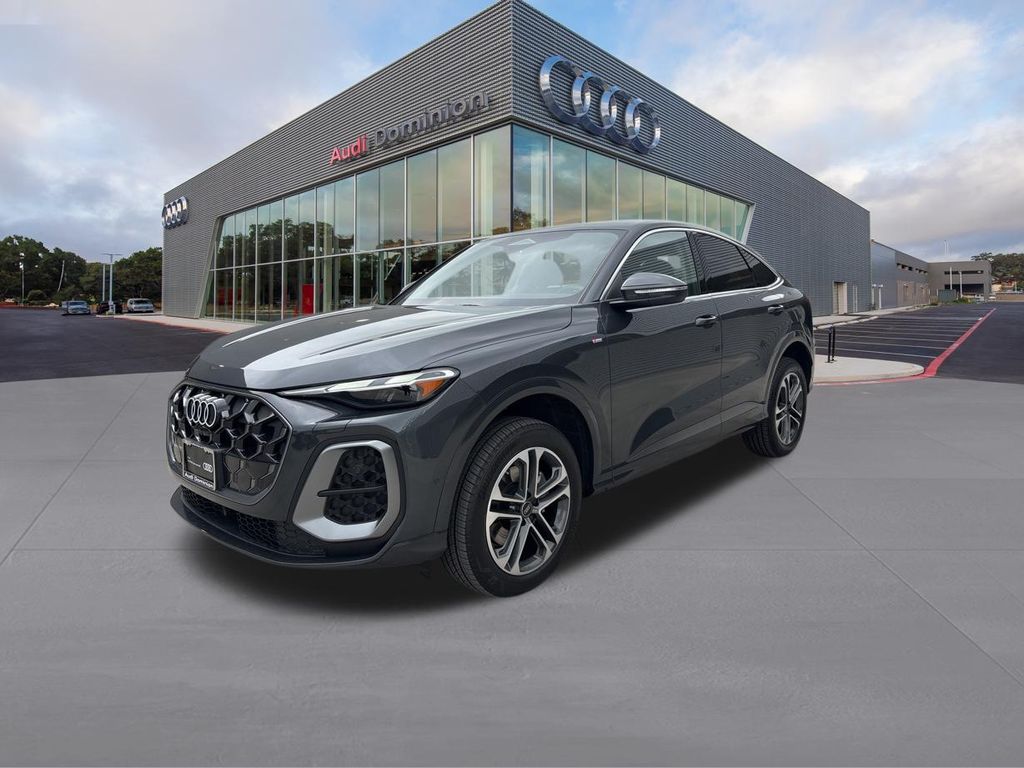 Gray 2025 Audi Q5 Sportback quattro Premium S Line 45 TFSI Sedan All-Wheel Drive 7-Speed Automatic
