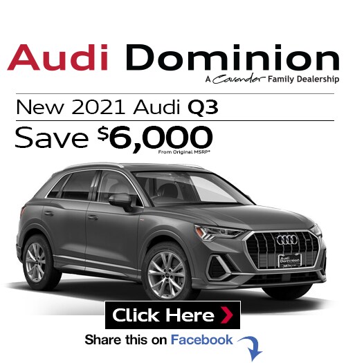 New 2020 Audi Q3 at Audi Dominion