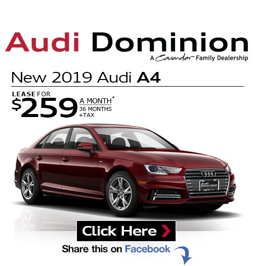 New 2019 Audi A4 at Audi Dominion