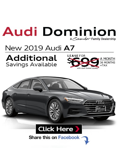 New 2019 Audi A7 at Audi Dominion