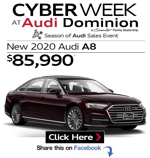 New 2020 Audi A8 at Audi Dominion