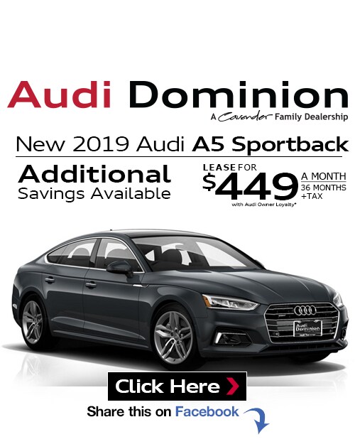 New 2019 Audi A5 at Audi Dominion