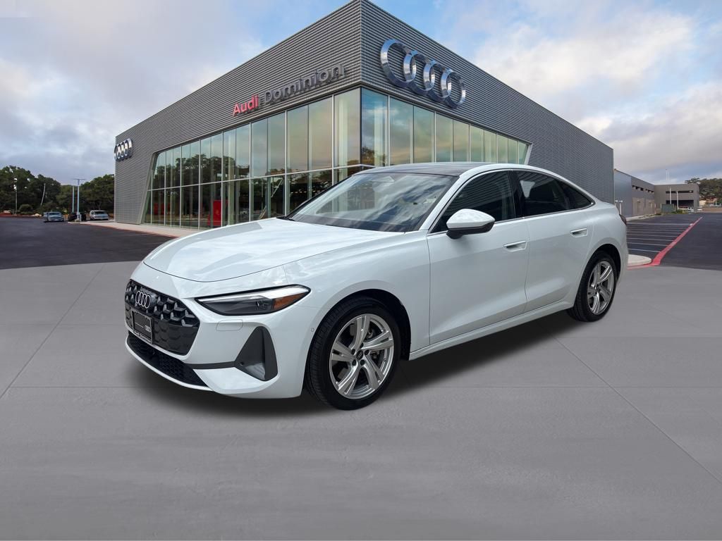 Glacier White Metallic 2025 Audi A5 Sedan All-Wheel Drive 7-Speed Automatic