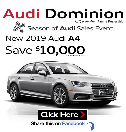 New 2019 Audi A4 at Audi Dominion