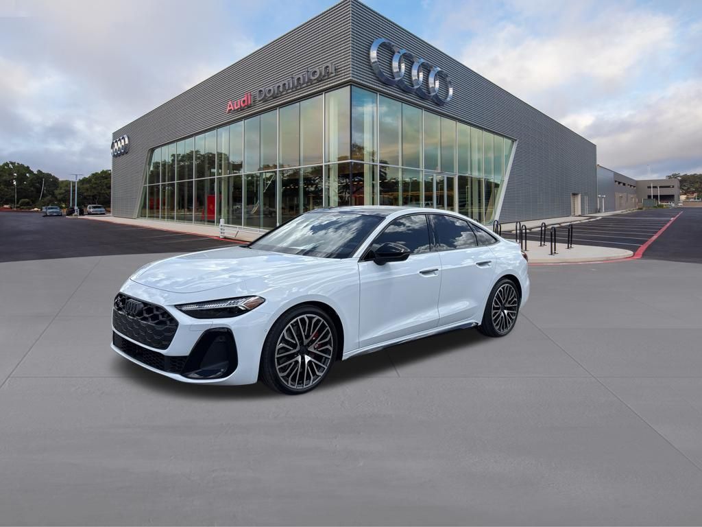 Glacier White Metallic 2026 Audi S5 quattro Premium Plus TFSI Sedan All-Wheel Drive 7-Speed Automatic