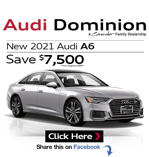 New 2020 Audi A6 at Audi Dominion