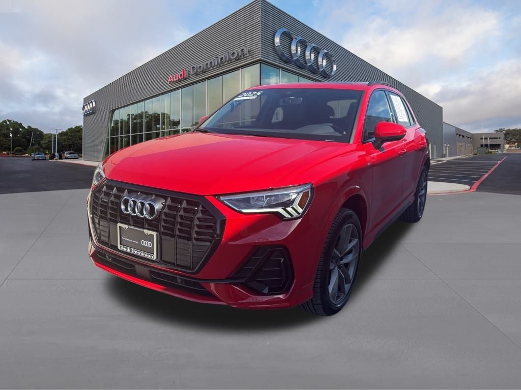 Certified 2025 Audi Q3 Premium S Line Convenience Black Optics quattro SUV