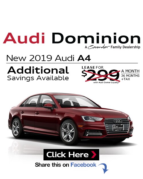 New 2019 Audi A4 at Audi Dominion
