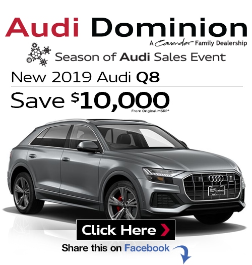New 2019 Audi Q8 at Audi Dominion