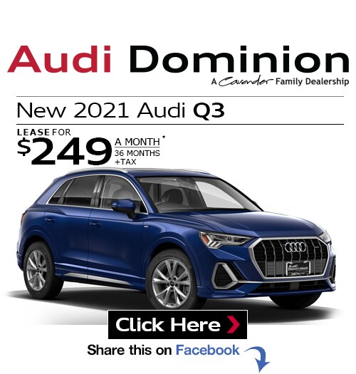 New 2020 Audi Q3 at Audi Dominion