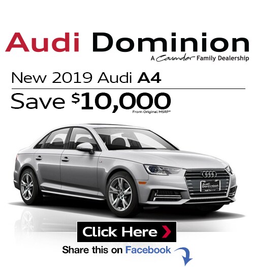 New 2019 Audi A4 at Audi Dominion