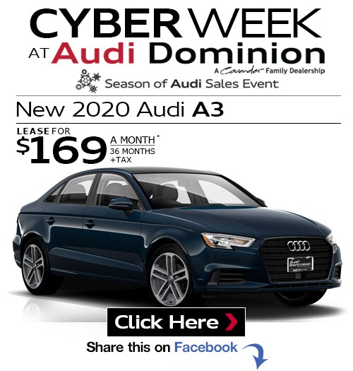 New 2020 Audi A3 at Audi Dominion
