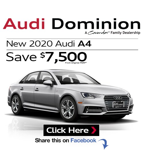 New 2019 Audi A4 at Audi Dominion