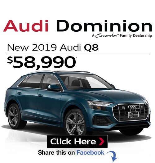 New 2019 Audi Q8 at Audi Dominion