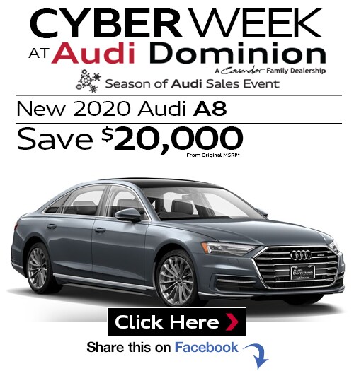 New 2020 Audi A8 at Audi Dominion