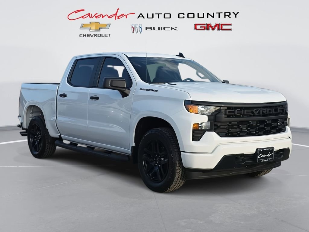 New 2026 Chevrolet Silverado 1500 Custom Blackout Truck