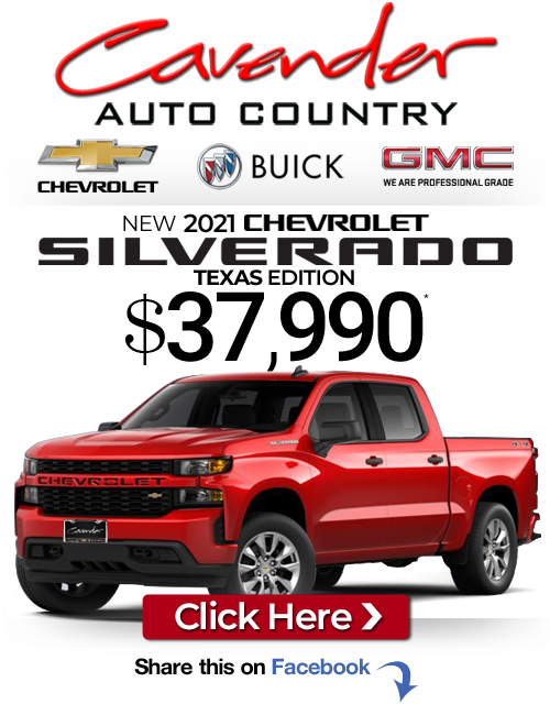 Click Here for Availability and Pricing from Cavender Auto Country