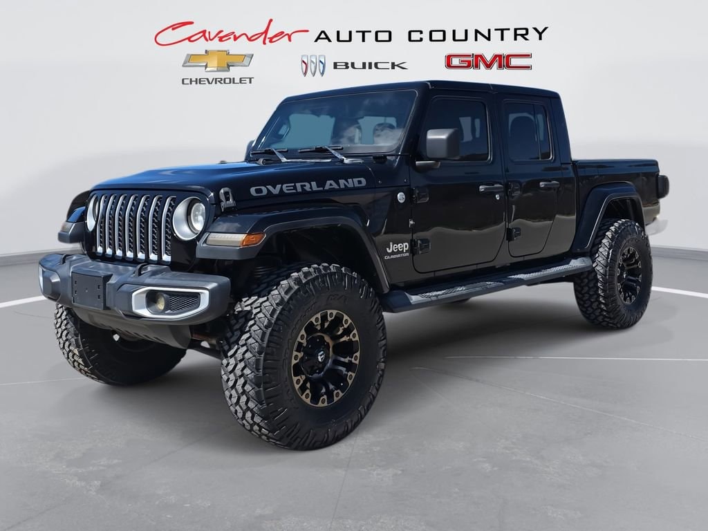 Black Clearcoat 2020 Jeep Gladiator Overland Crew Cab 4WD Pickup Truck Four-Wheel Drive Automatic