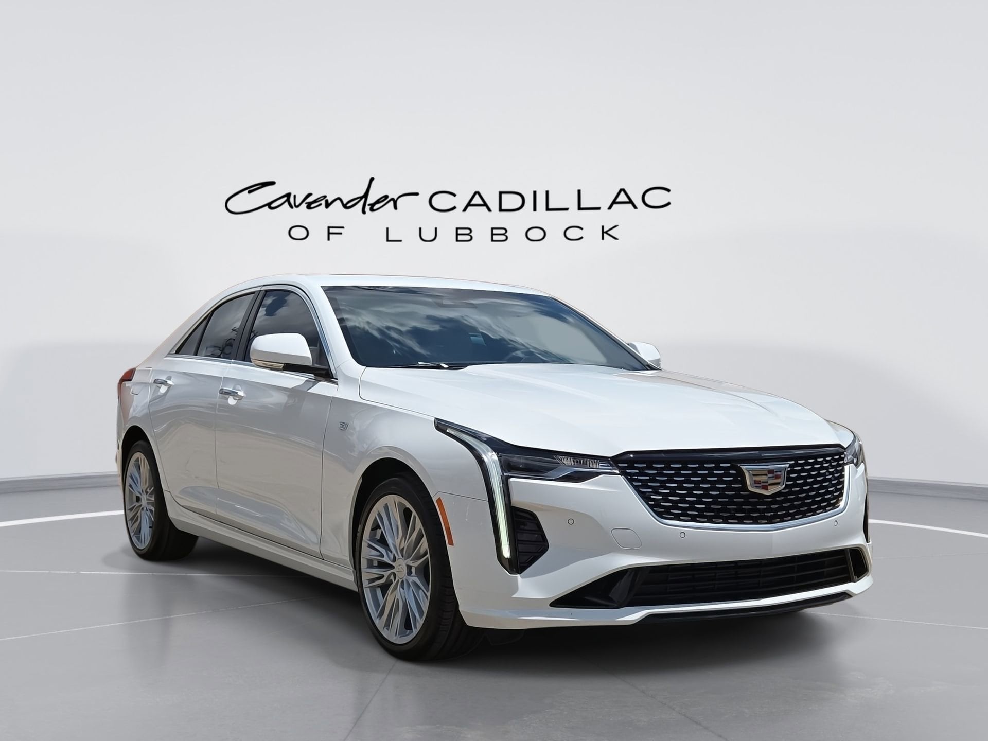 Summit White 2025 Cadillac CT4 Sedan Rear-Wheel Drive Automatic