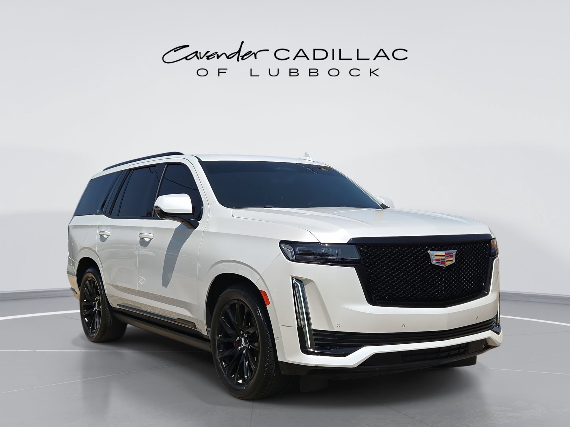 Crystal White Tricoat 2024 Cadillac Escalade SUV / Crossover Rear-Wheel Drive Automatic