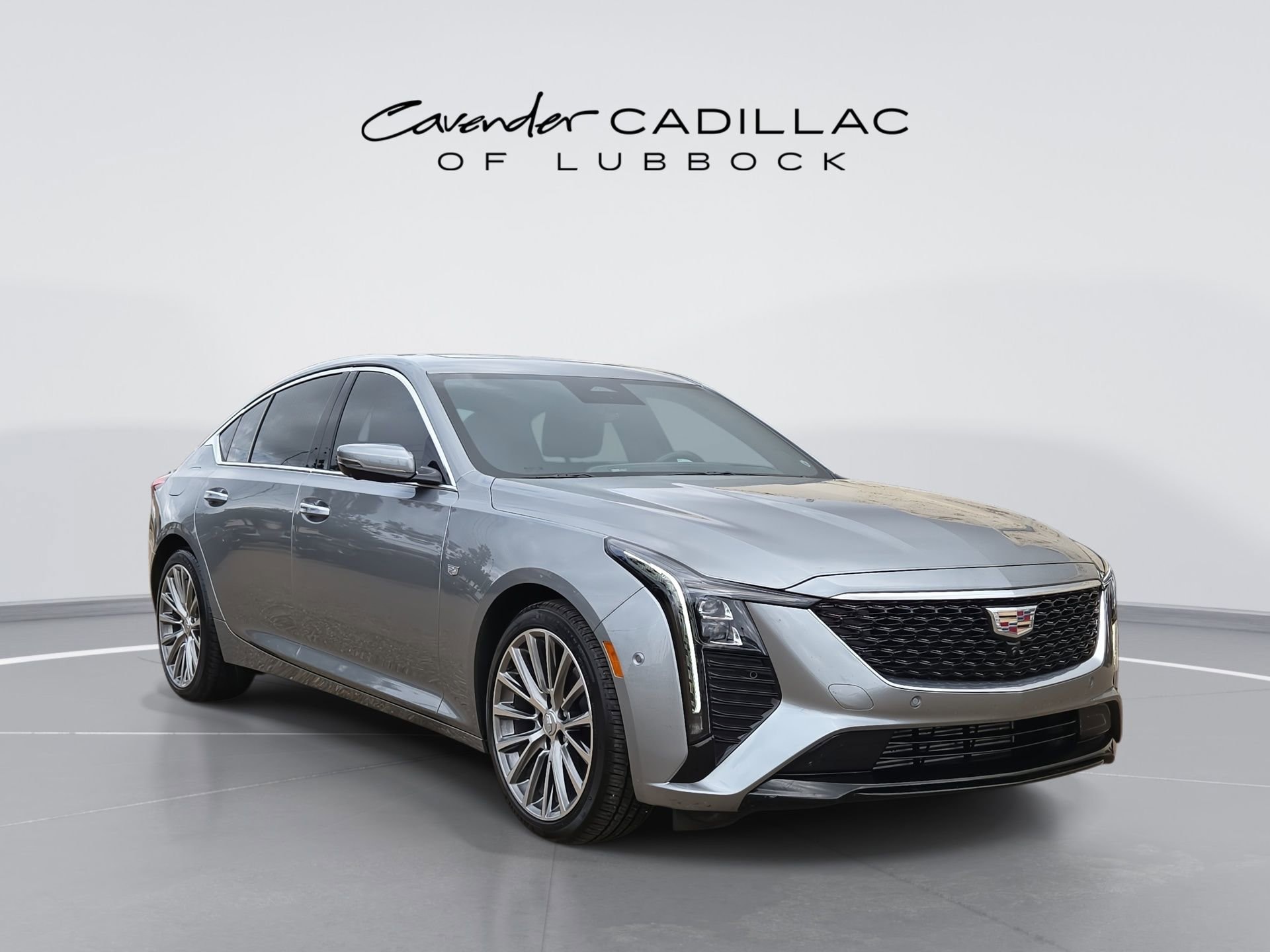 Argent Silver Metallic 2025 Cadillac CT5 Premium Luxury RWD Sedan Rear-Wheel Drive Automatic