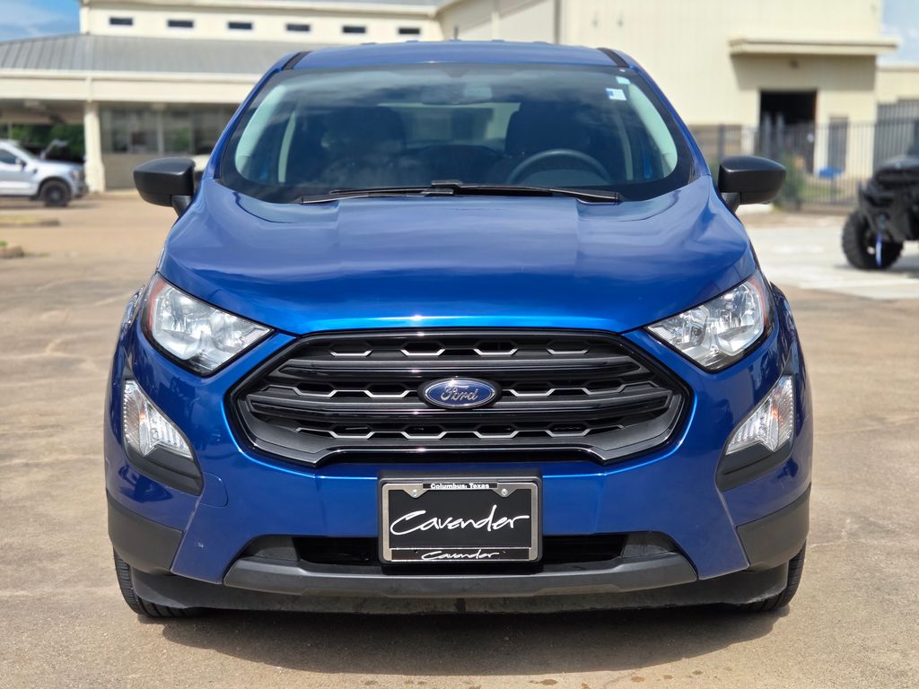 Used 2021 Ford EcoSport S with VIN MAJ3S2FE6MC404419 for sale in Columbus, TX