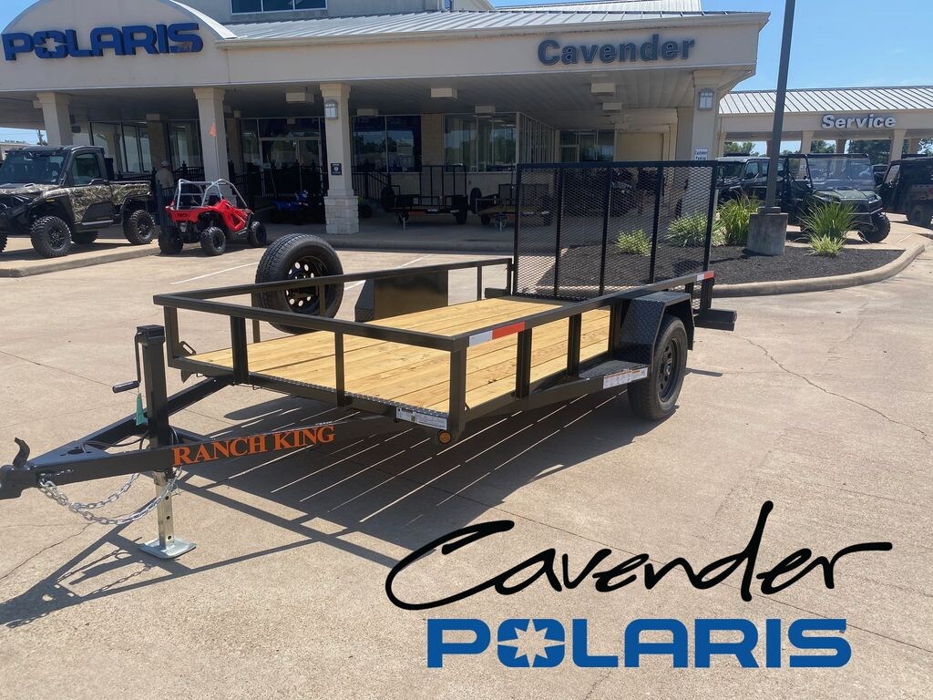 New 2026 Ranch King Weekender Single Axle Utility Trailer 12x6 WT126-24FMR Trailer