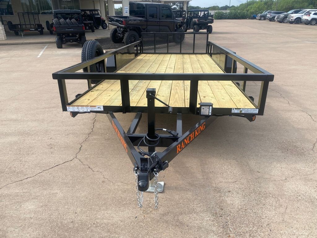 New 2026 Ranch King TC Series Tandem Axle Utility Trailer 7000# GVWR TC18610-70E Trailer
