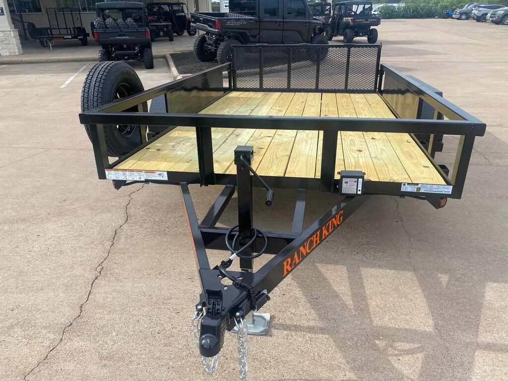 New 2026 Ranch King TC Series Tandem Axle Utility Trailer 7000# GVWR TC12610-70E Trailer