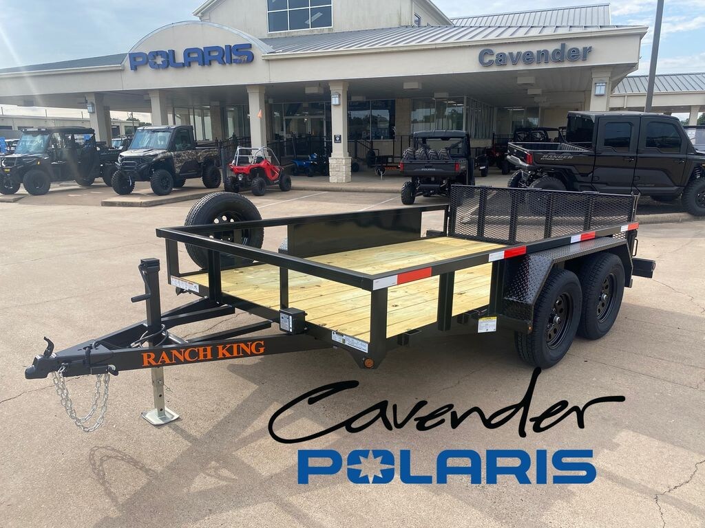 New 2026 Ranch King TC Series Tandem Axle Utility Trailer 7000# GVWR TC12610-70E Trailer