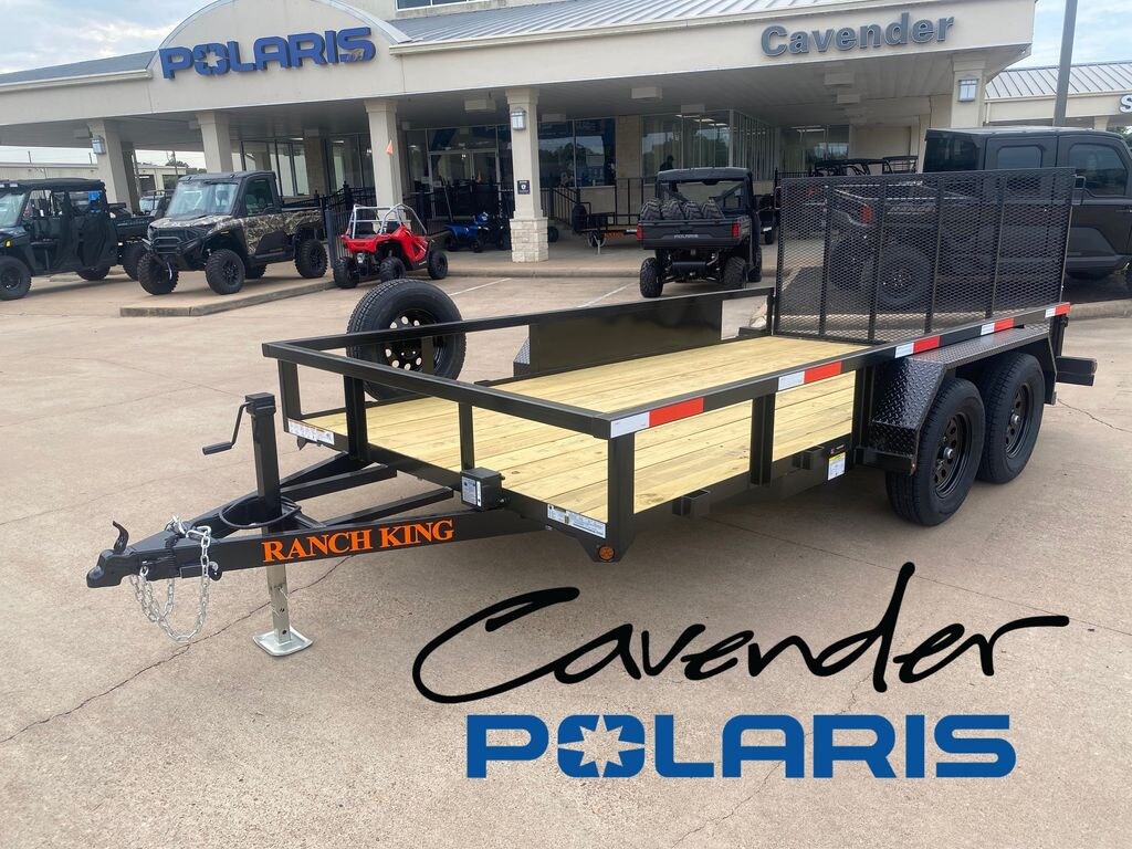 New 2026 Ranch King TC Series Tandem Axle Utility Trailer 7000# GVWR TC14610-70E Trailer