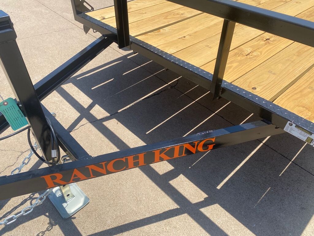 New 2026 Ranch King Weekender Single Axle Utility Trailer 12x6 WT126-24FMR Trailer