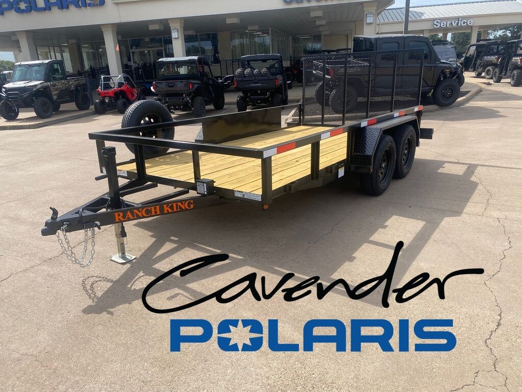 New 2026 Ranch King TC Series Tandem Axle Utility Trailer 7000# GVWR TC14610-70EFMR Trailer