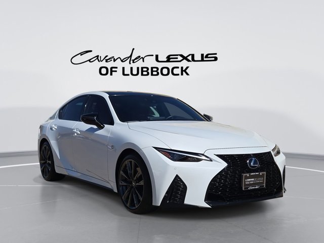 Ultra White 2025 Lexus IS 350 F Sport RWD Sedan Rear-Wheel Drive 8-Speed Automatic Overdrive