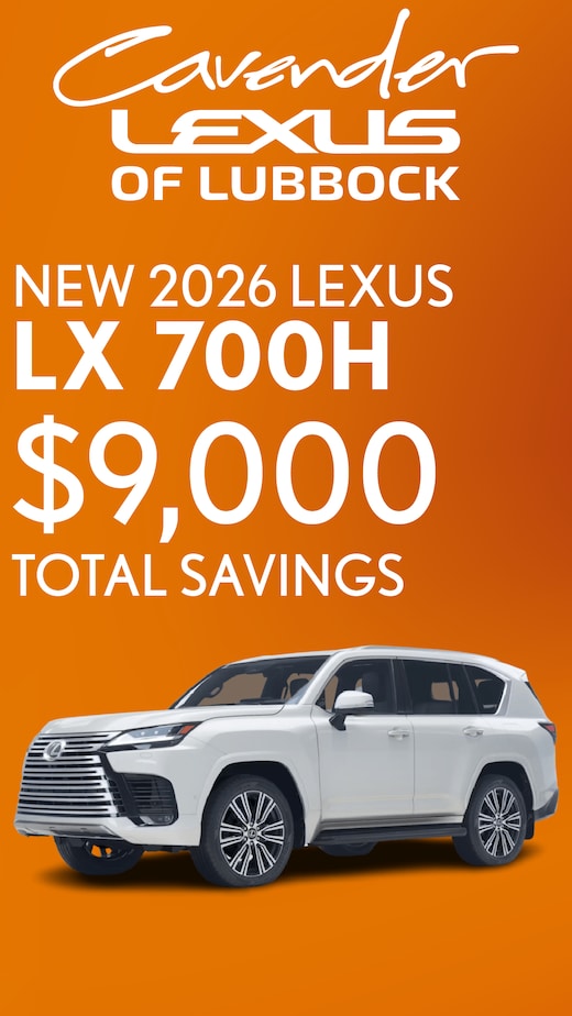Lexus Deals Lubbock TX | Cavender Lexus near Wolfforth & Levelland