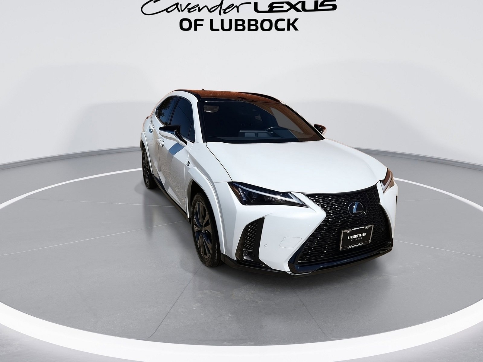 Certified 2023 Lexus UX Hybrid 250h F Sport Handling with VIN JTHR6JBH3P2142791 for sale in Lubbock, TX