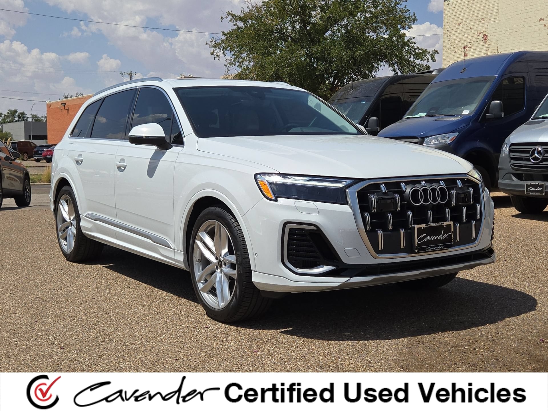 Glacier White Metallic 2025 Audi Q7 SUV / Crossover All-Wheel Drive 8-Speed Automatic Overdrive