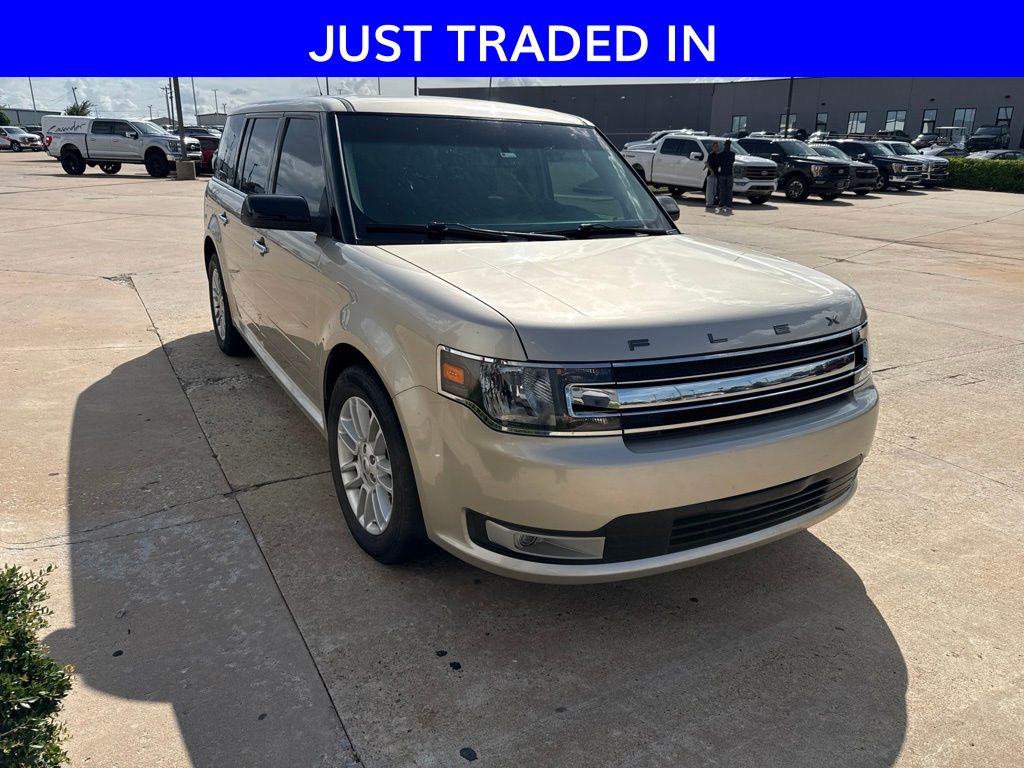 White Gold Metallic 2017 Ford Flex SUV / Crossover All-Wheel Drive 6-Speed Automatic